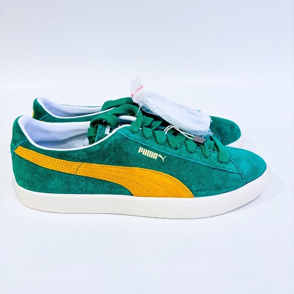 PUMA – Green VGT Team suede sneakers | Retro sport style * - Picture 8 of 11